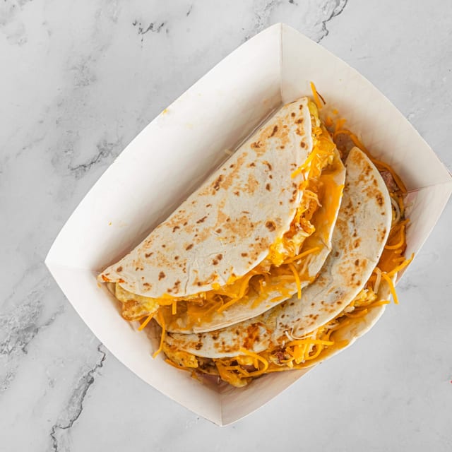 Egg, Potatoes, Cheese Taco.