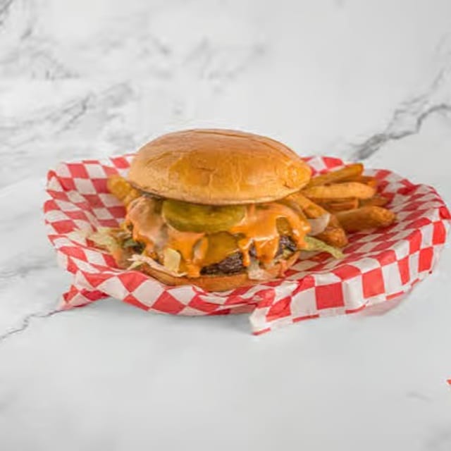 Classic Smash Burger.